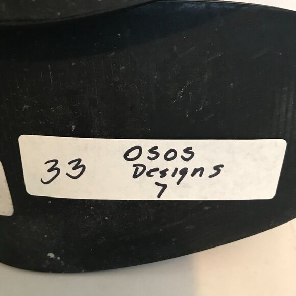 ASOS DESIGN Ranger heel Black Mid Calf Mid Heel Boots Womens 7 Pull On Elastic - Picture 12 of 12